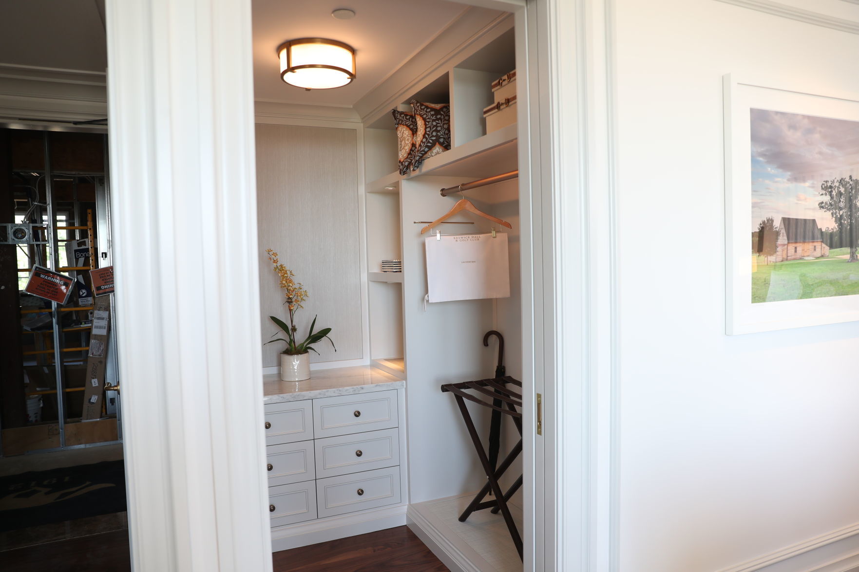 Keswick Hall room closet
